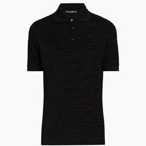Men’s DOLCE&GABBANA logo-print cotton polo shirt